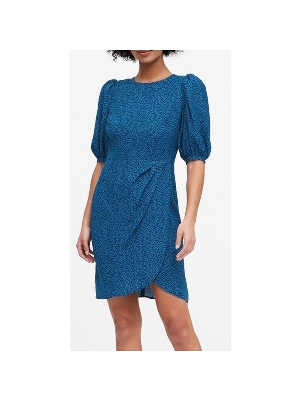 Banana Republic Puff-Sleeve Sheath Dress